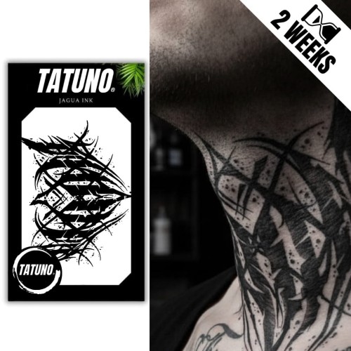 Tatuaż jagua półtrwały tribal ink splatter