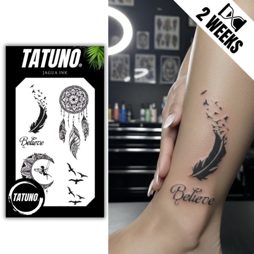 Tatuaż jagua półtrwały mandala belive