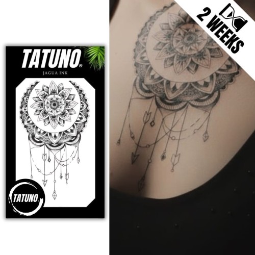 Tatuaż jagua półtrwały gwiezdna mandala