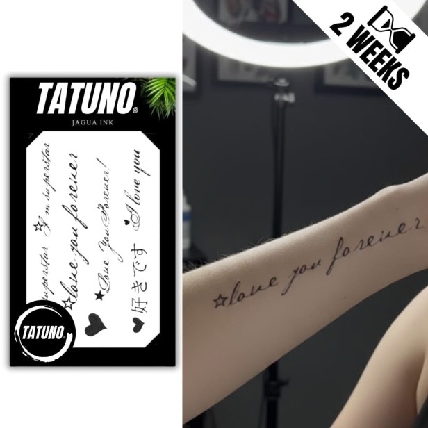 Tatuaż jagua półtrwały miłosne wyznania