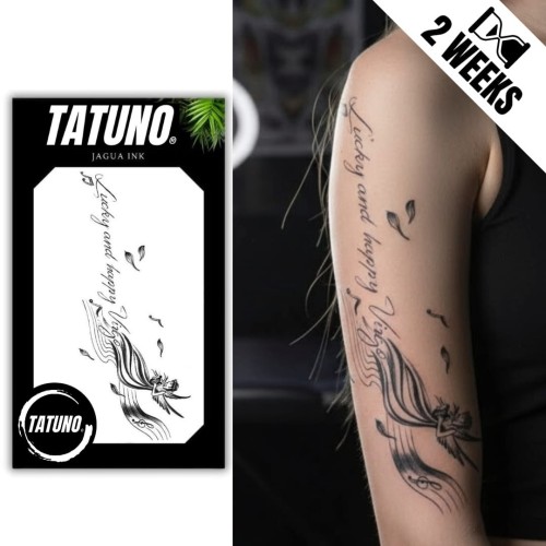Tatuaż jagua półtrwały lucky and happy Virgo