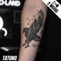 Tatuaż jagua półtrwały lesny lot fly away