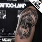 Tatuaż jagua półtrwały ponury żniwiarz