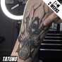 Tatuaż jagua półtrwały mroczne spojrzenie