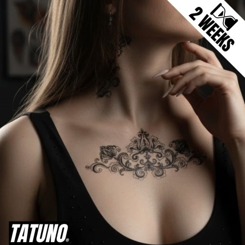 Tatuaż jagua półtrwały mandala paisley