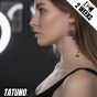 Tatuaż jagua półtrwały intensywne róże z motylkami