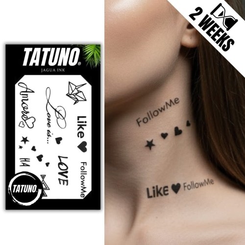 Tatuaż jagua półtrwały love is... love