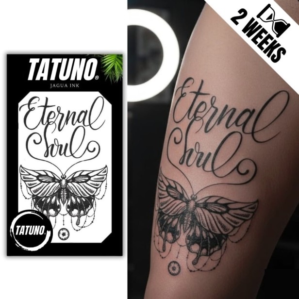 Tatuaż jagua półtrwały eternal soul motyl
