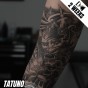 Tatuaż jagua półtrwały diabelska twarz