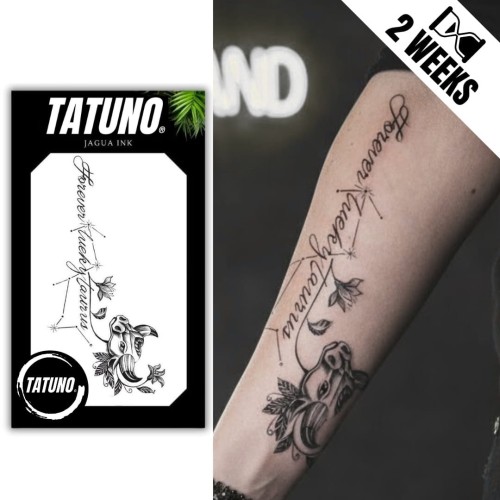 Tatuaż jagua półtrwały Forever lucky Taurus