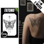 Tatuaż jagua półtrwały motyl geometria mandala