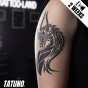 Tatuaż jagua półtrwały smok