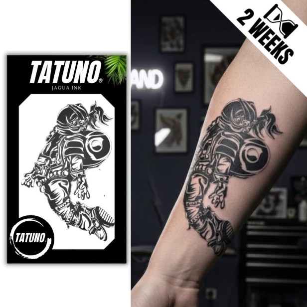 Tatuaż jagua półtrwały kosmonautka