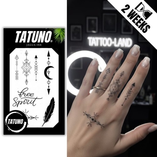 Tatuaż jagua półtrwały wolność free spirit mix
