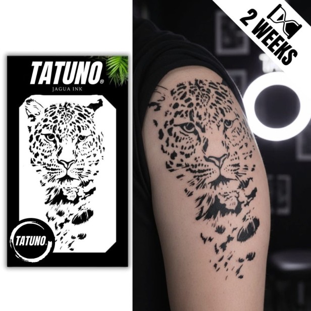 Tatuaż jagua półtrwały tygrys