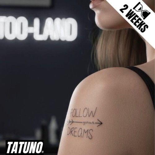 Tatuaż jagua półtrwały follow your dreams