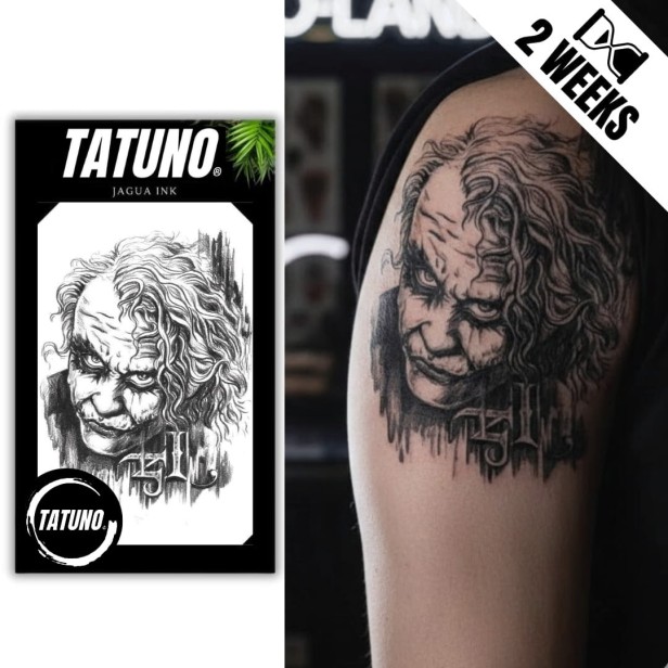 Tatuaż jagua półtrwały joker