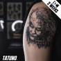 Tatuaż jagua półtrwały joker