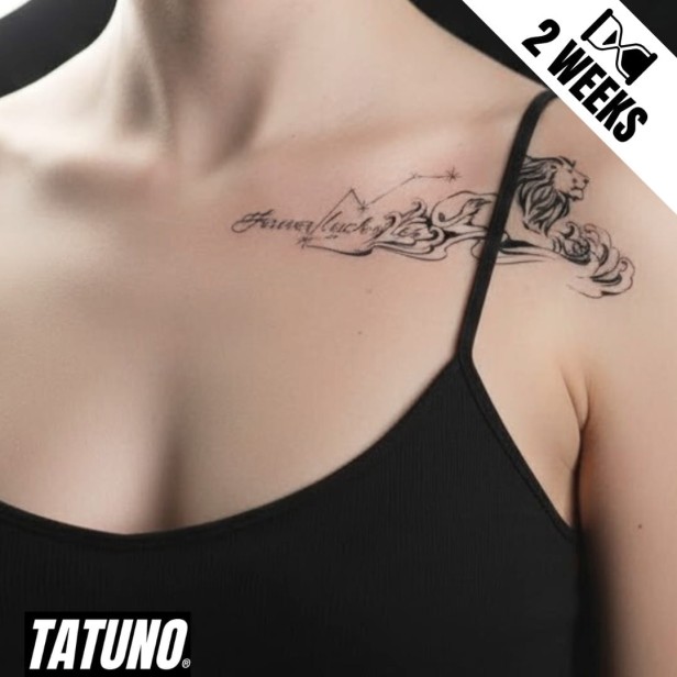Tatuaż jagua półtrwały lew to everyone lucky to be alive