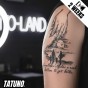 Tatuaż jagua półtrwały dłonie rodzina
