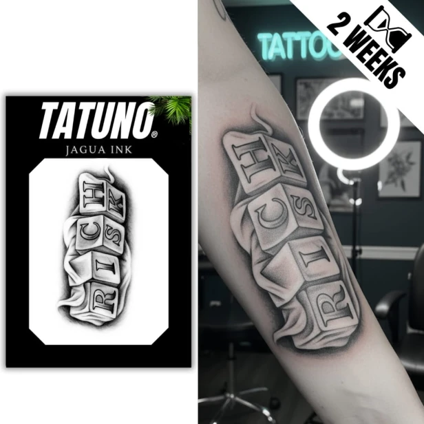 Tatuaż jagua półtrwały risk rich