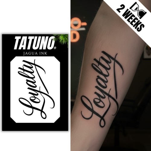 Tatuaż jagua półtrwały loyality