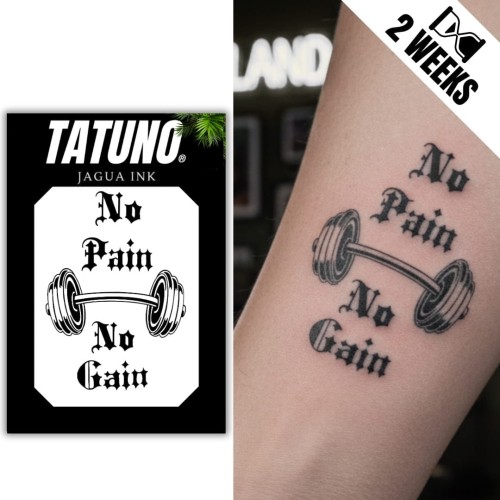 Tatuaż jagua półtrwały no pain no gain