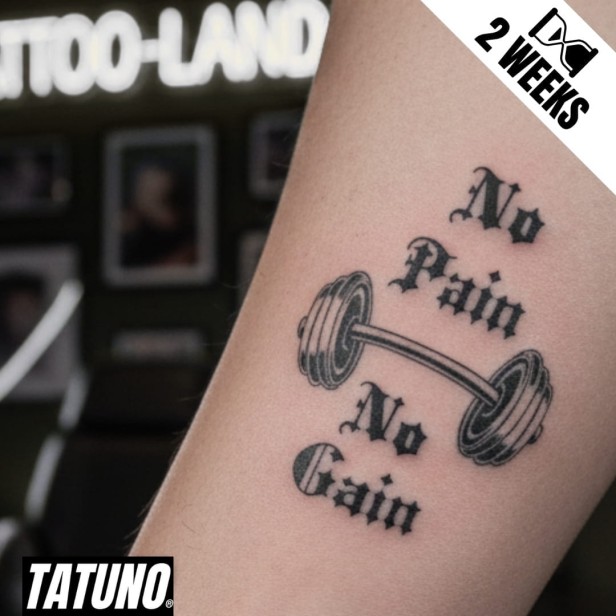 Tatuaż jagua półtrwały no pain no gain
