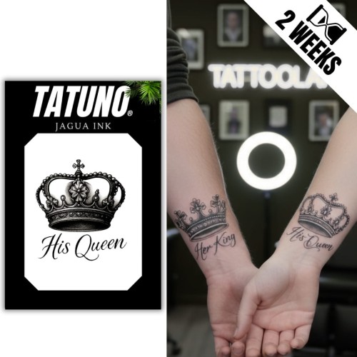 Tatuaż jagua półtrwały his queen