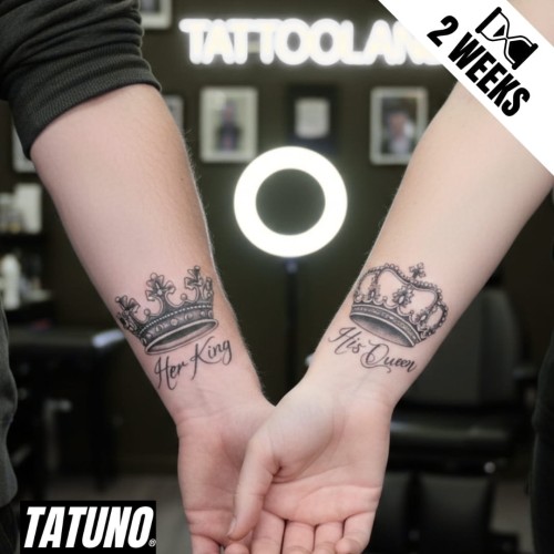 Tatuaż jagua półtrwały his queen