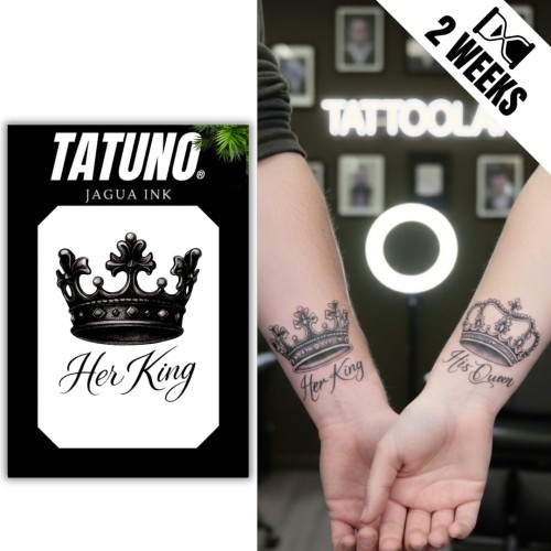 Tatuaż jagua półtrwały her king