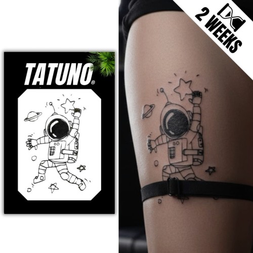 Tatuaż jagua półtrwały kosmonauta