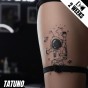 Tatuaż jagua półtrwały kosmonauta