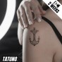 Tatuaż jagua półtrwały kotwica