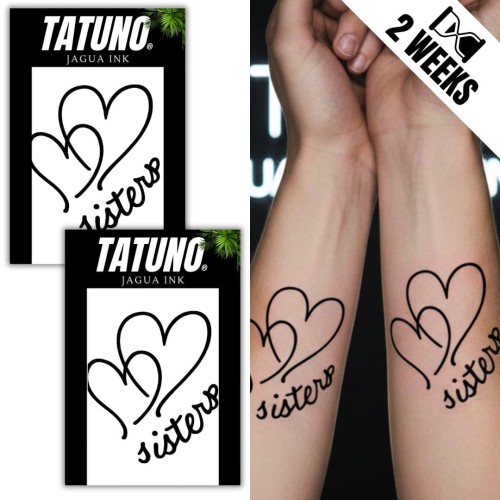 Tatuaże jagua półtrwałe matching sisters