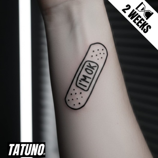 Tatuaż jagua półtrwały plaster nic mi nie jest