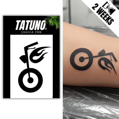 Tatuaż jagua półtrwały motor
