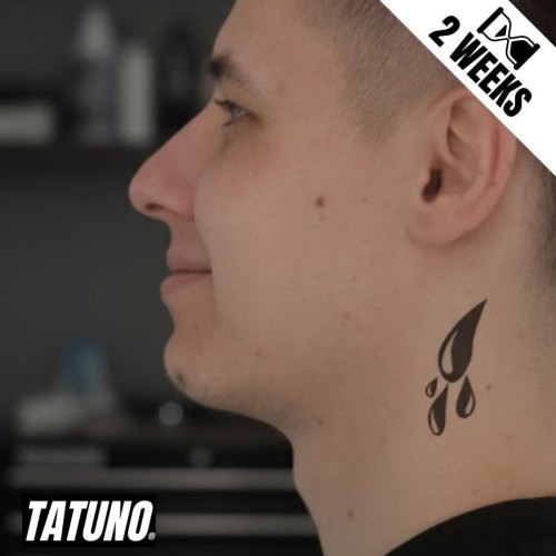 Tatuaż jagua półtrwały łza