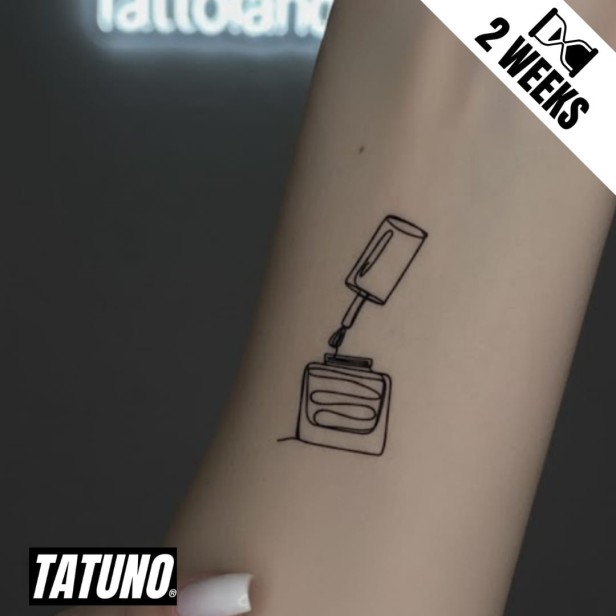 Tatuaż jagua półtrwały lakier do paznokci