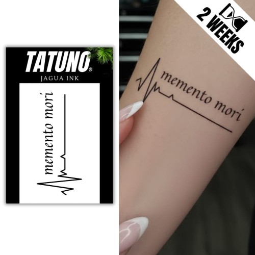 Tatuaż jagua półtrwały memento mori pamiętaj o śmierci