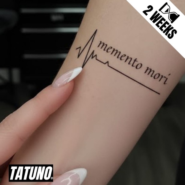 Tatuaż jagua półtrwały memento mori pamiętaj o śmierci