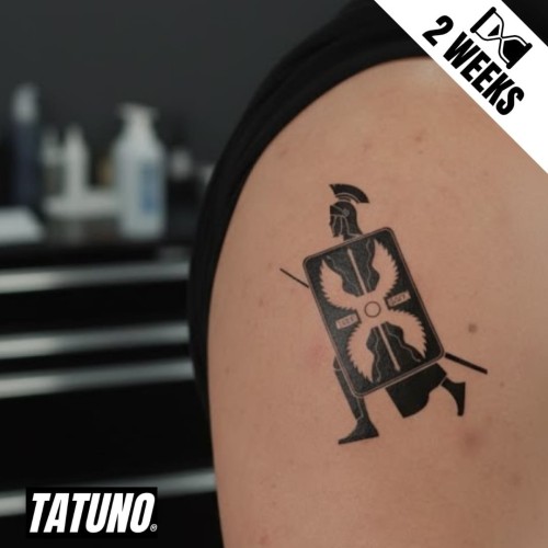 Tatuaż jagua półtrwały rzymski legionista Legio V