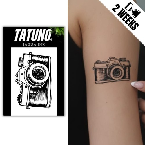 Tatuaż jagua półtrwały aparat fotograficzny