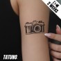 Tatuaż jagua półtrwały aparat fotograficzny