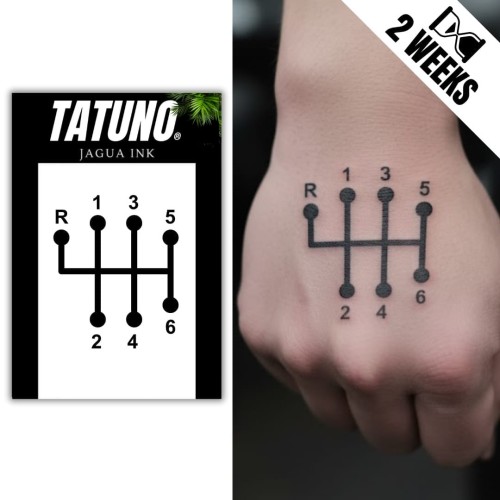Tatuaż jagua półtrwały manualna skrzynia biegów