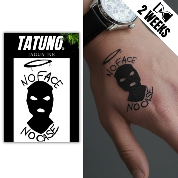 Tatuaż jagua półtrwały no face no case