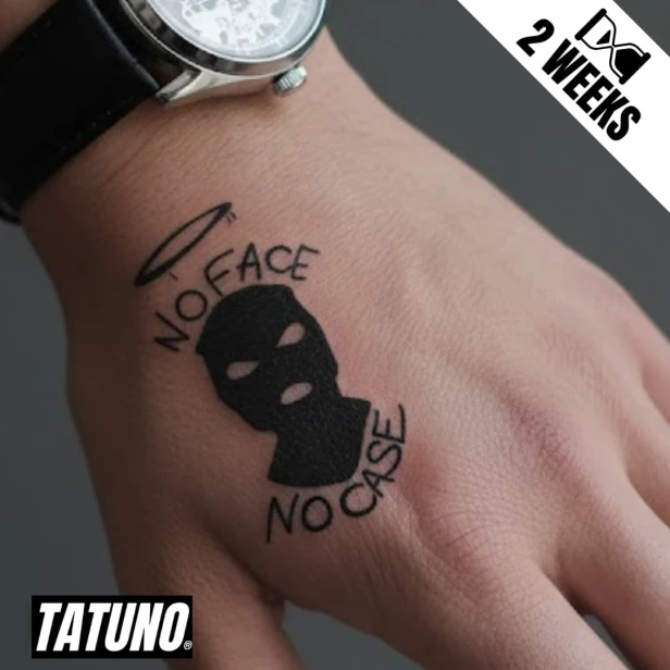 Tatuaż jagua półtrwały no face no case
