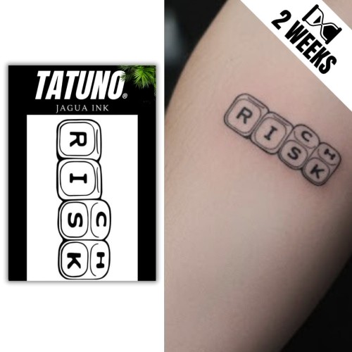 Tatuaż jagua półtrwały risk rich