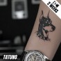 Tatuaż jagua półtrwały doberman