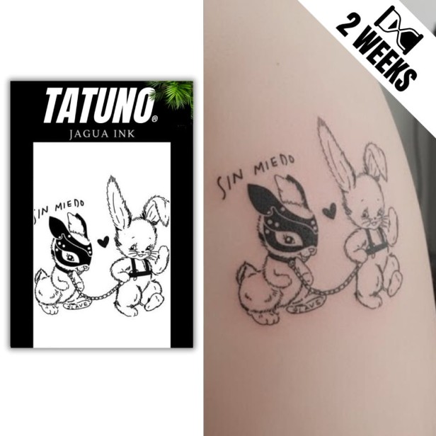 Tatuaż jagua półtrwały fifty shades of bunny